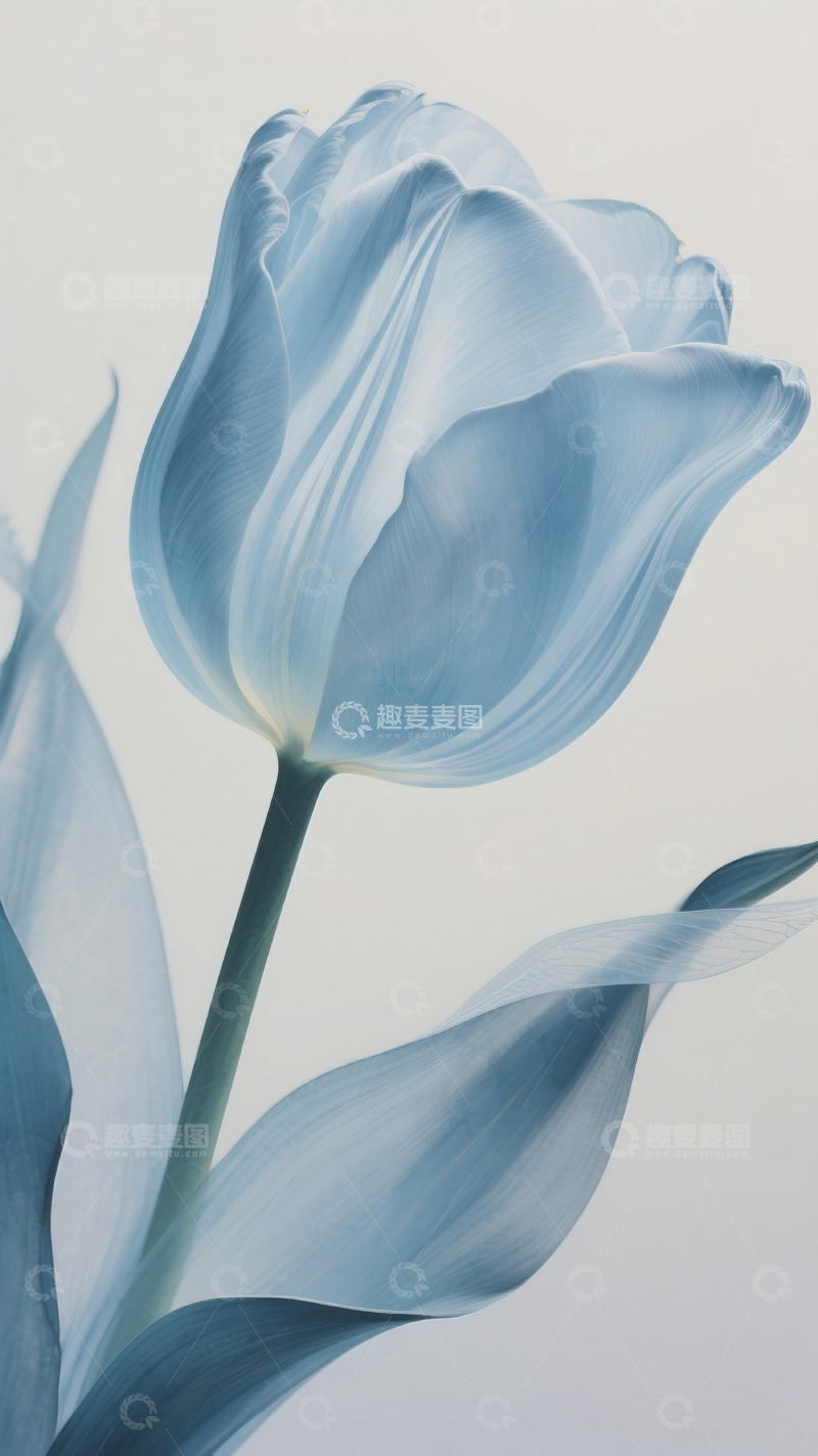 高清大图下载【趣麦麦图】郁金香插画14