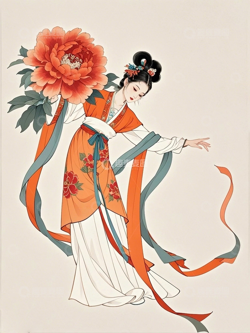 高清大图下载【趣麦麦图】中国风古风人物