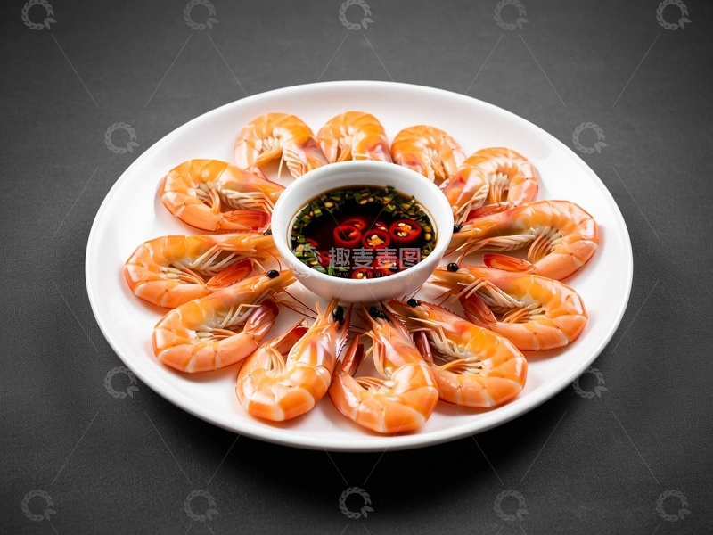 高清大图下载【趣麦麦图】美食摄影海鲜大虾9