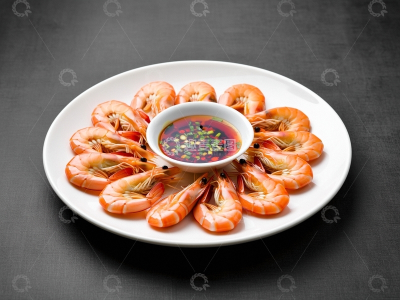 高清大图下载【趣麦麦图】美食摄影海鲜大虾