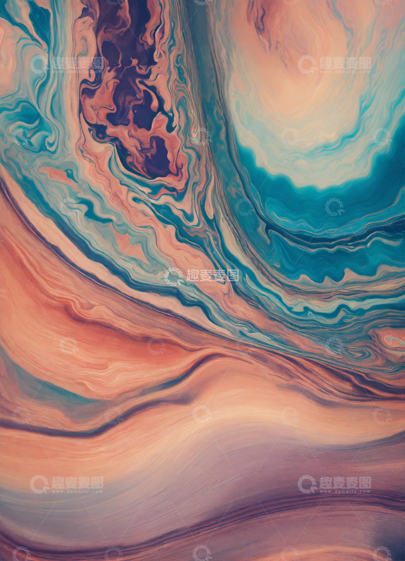高清大图下载【趣麦麦图】粉色大理石纹理AI壁纸高清图片背景素材1