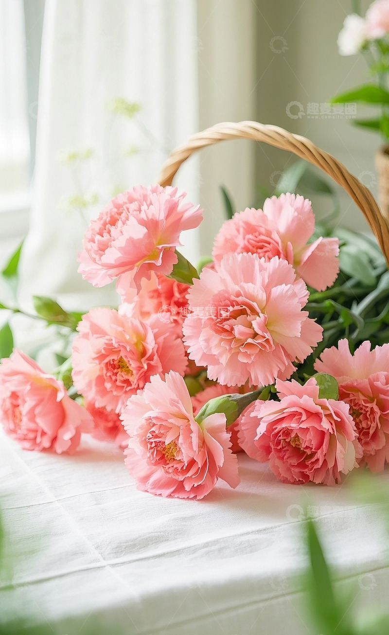 高清大图下载【趣麦麦图】康乃馨11