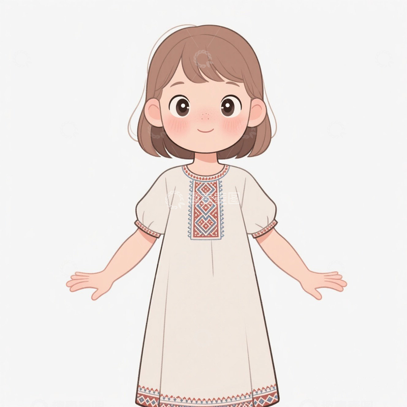 高清大图下载【趣麦麦图】俄罗斯小女孩2