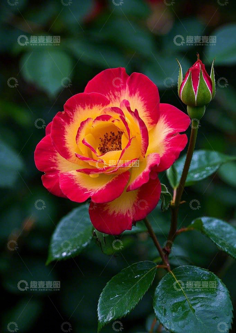 高清大图下载【趣麦麦图】植物玫瑰花花朵1