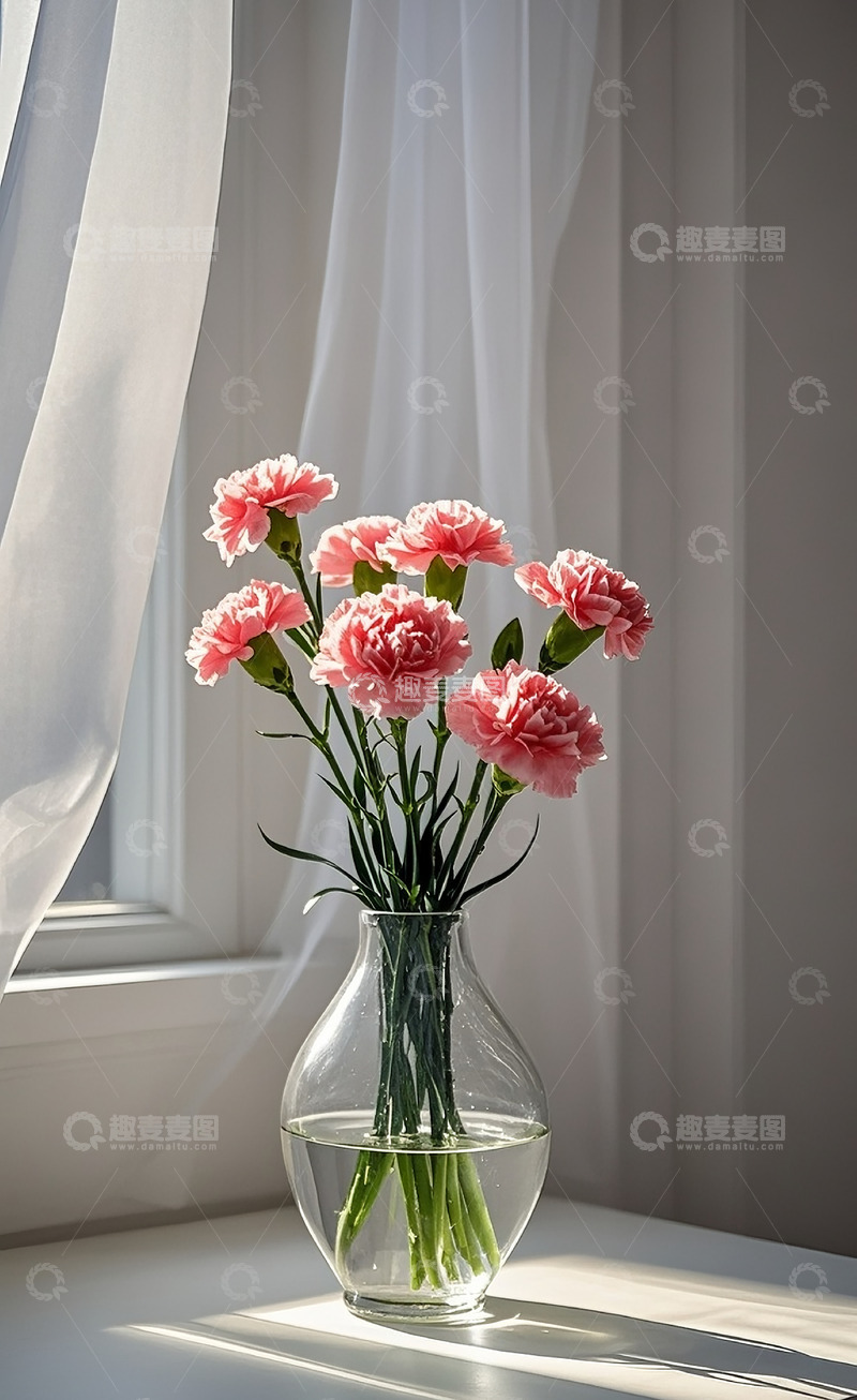 高清大图下载【趣麦麦图】康乃馨10