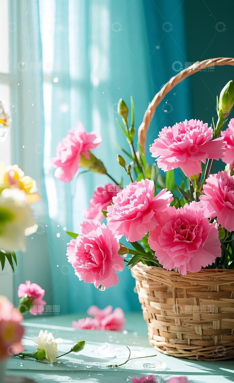 高清大图下载【趣麦麦图】康乃馨8