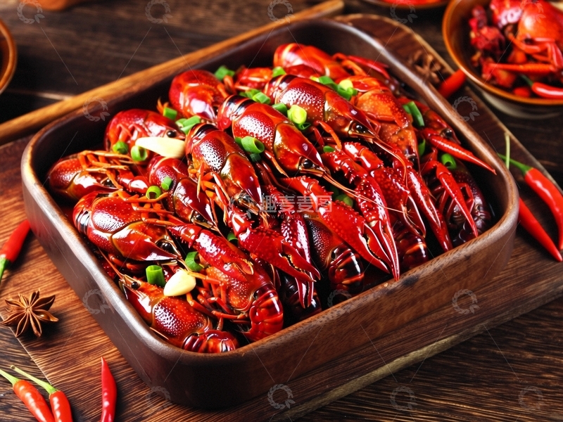 高清大图下载【趣麦麦图】麻辣小龙虾8