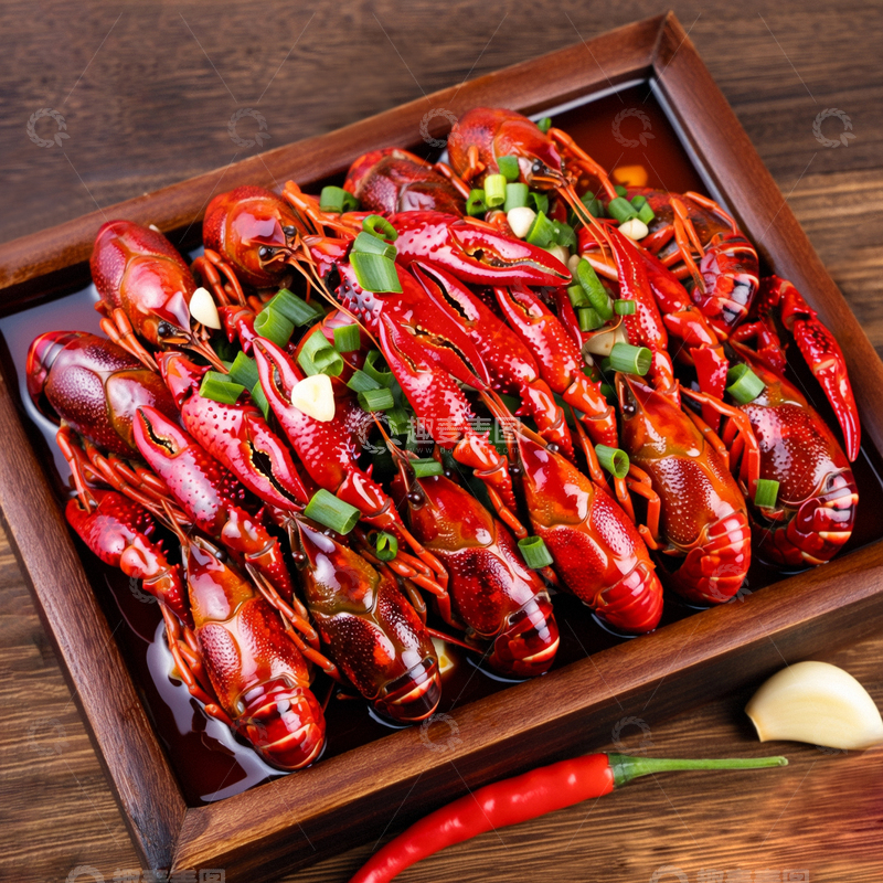 高清大图下载【趣麦麦图】麻辣小龙虾6