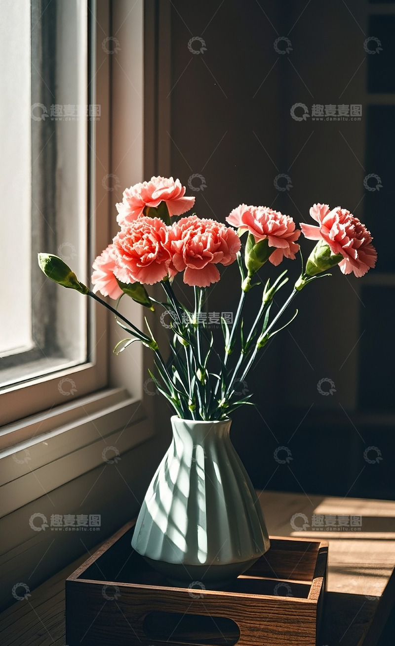 高清大图下载【趣麦麦图】康乃馨7