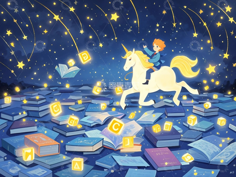 高清大图下载【趣麦麦图】六一儿童节梦幻插画