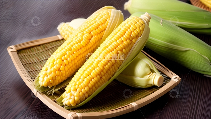 高清大图下载【趣麦麦图】新鲜玉米甜玉米