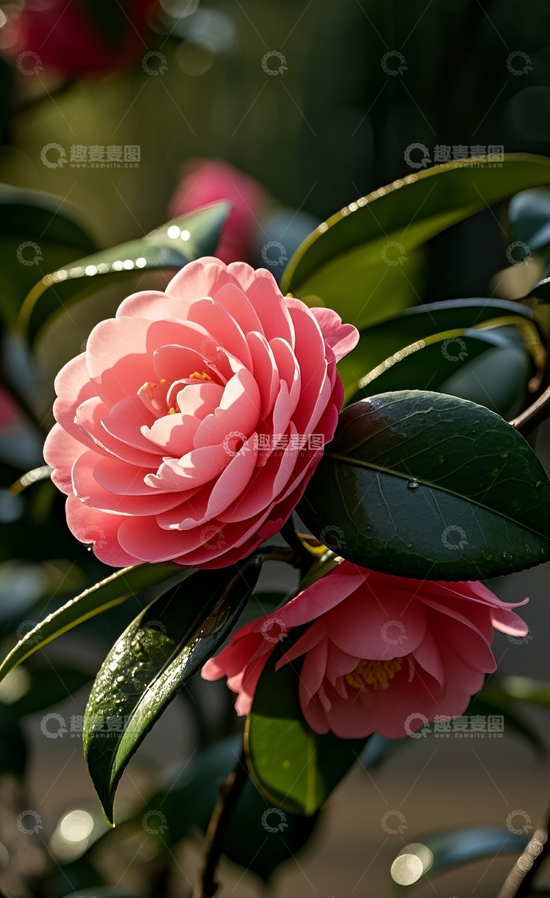 高清大图下载【趣麦麦图】山茶花2