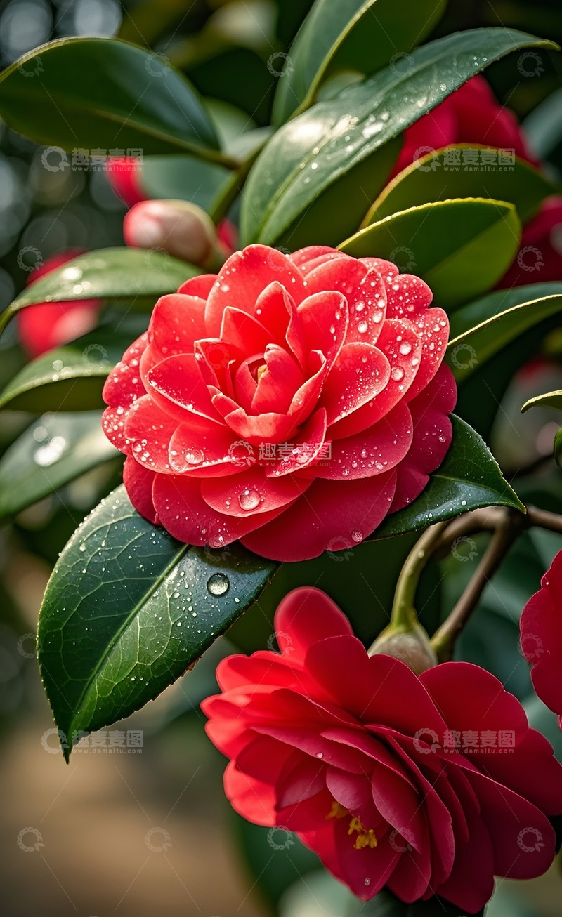 高清大图下载【趣麦麦图】山茶花42
