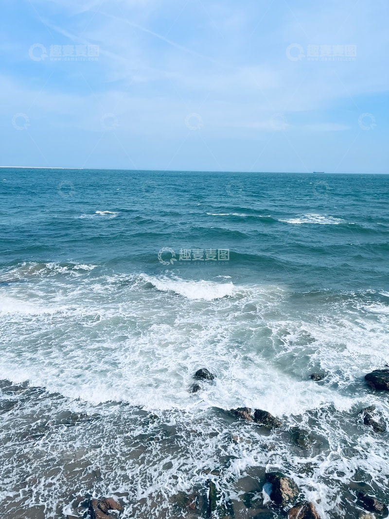 高清大图下载【趣麦麦图】-春季海边风景拍摄