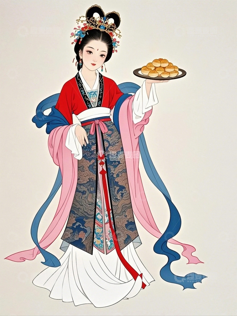 高清大图下载【趣麦麦图】中秋节嫦娥人物13