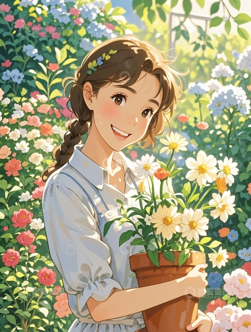 高清大图下载【趣麦麦图】母亲节妈妈鲜花花束7