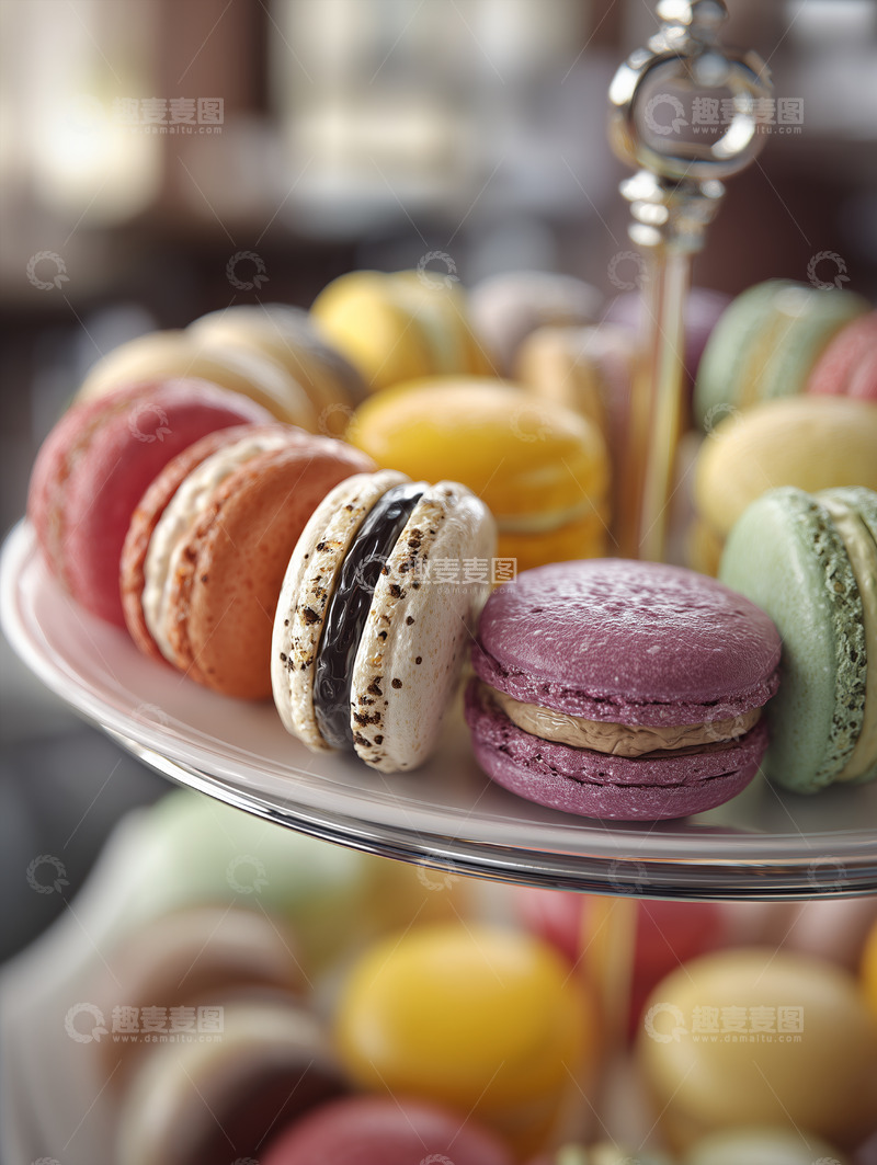 高清大图下载【趣麦麦图】马卡龙甜点摄影图14