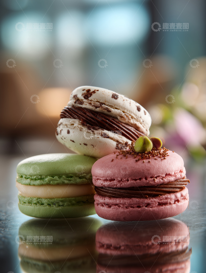 高清大图下载【趣麦麦图】马卡龙甜点摄影图28
