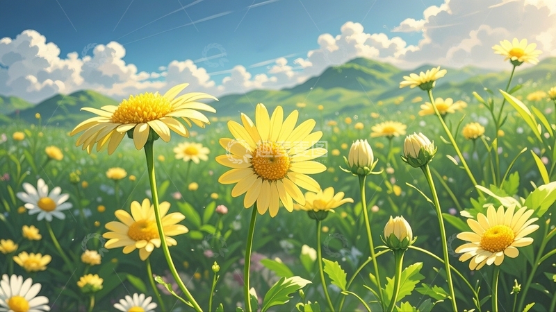 高清大图下载【趣麦麦图】自然风景花朵背景1