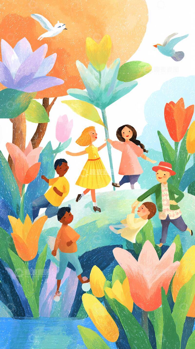 高清大图下载【趣麦麦图】六一  儿童节  节日3
