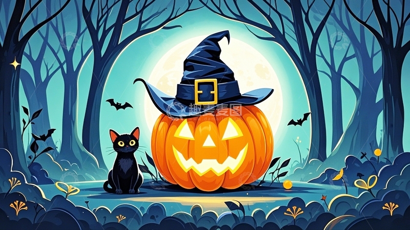 高清大图下载【趣麦麦图】万圣节节日素材2