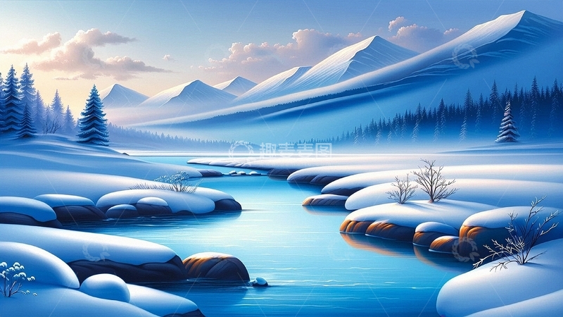 冬季冬天大雪风景8