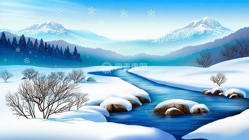 高清大图下载【趣麦麦图】冬季冬天大雪风景17