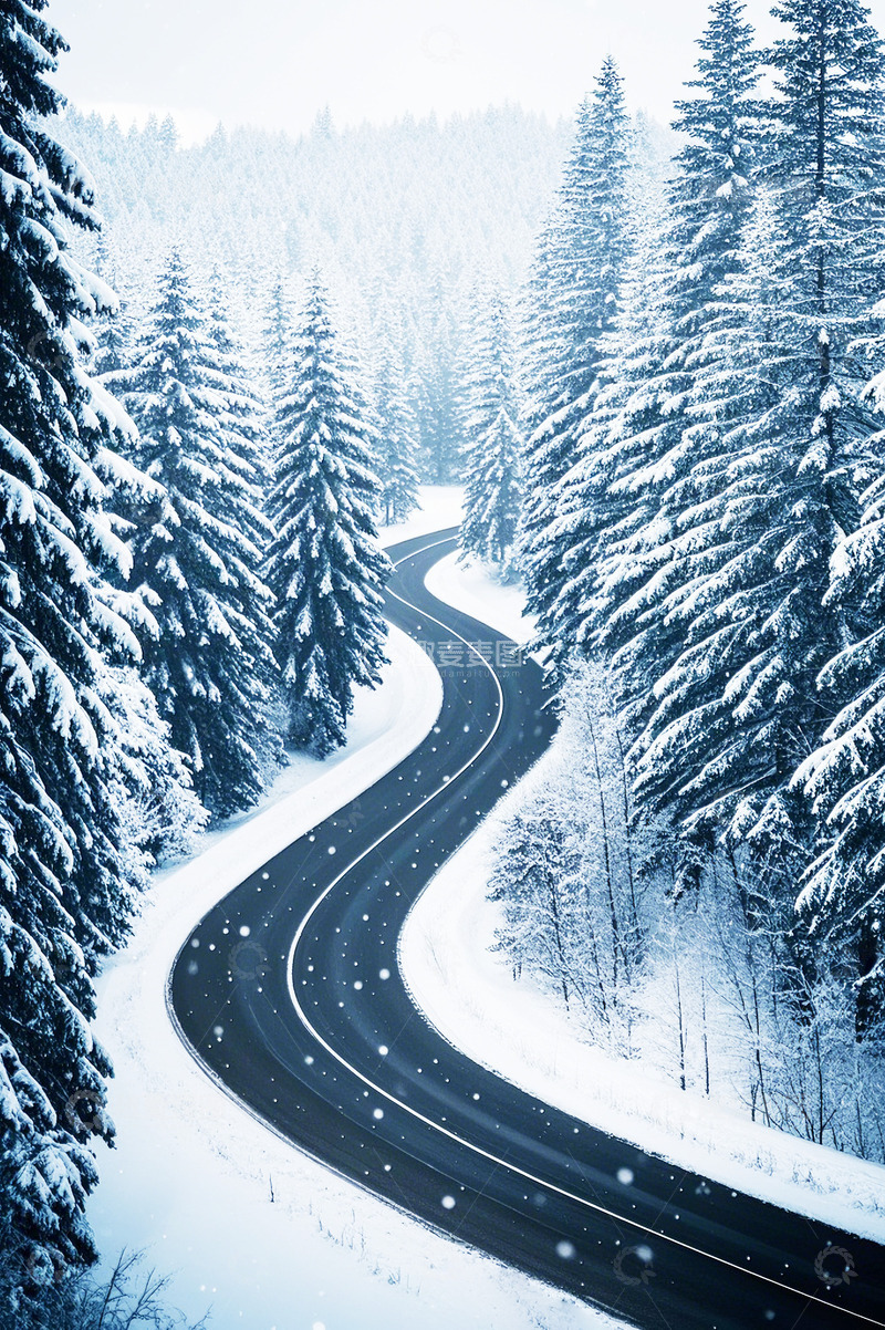 高清大图下载【趣麦麦图】冬季冬天大雪风景4