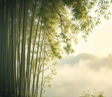 竹林风景图片