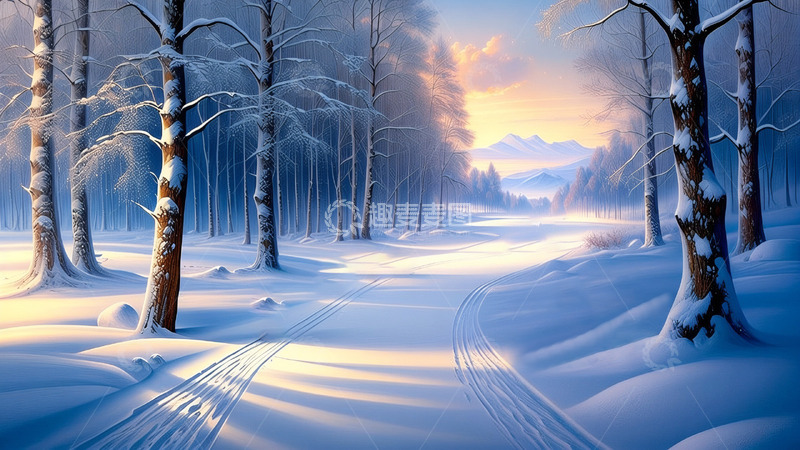 高清大图下载【趣麦麦图】冬季冬天大雪风景26