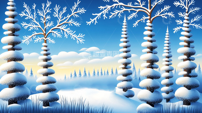 高清大图下载【趣麦麦图】冬季冬天大雪风景24