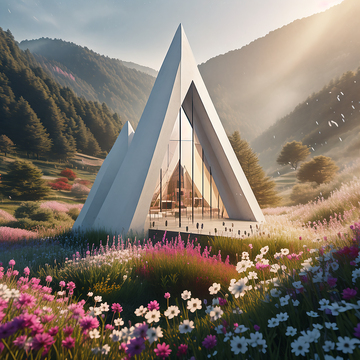 山地现代小教堂