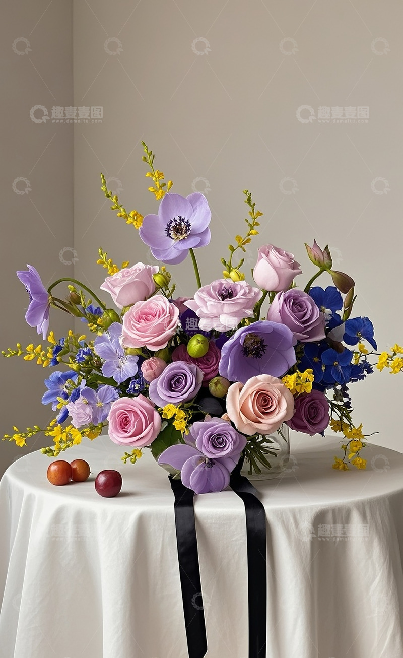 高清大图下载【趣麦麦图】精美花束1