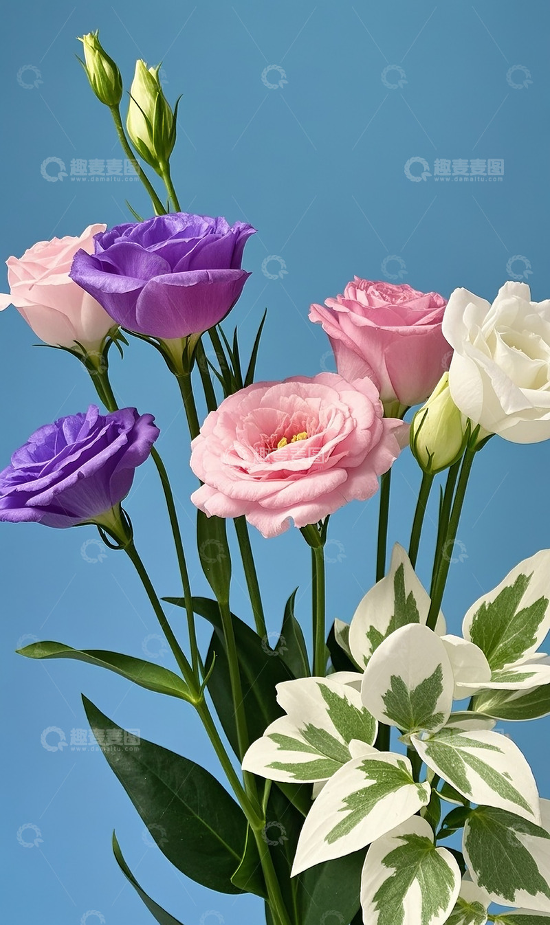 高清大图下载【趣麦麦图】洋桔梗3