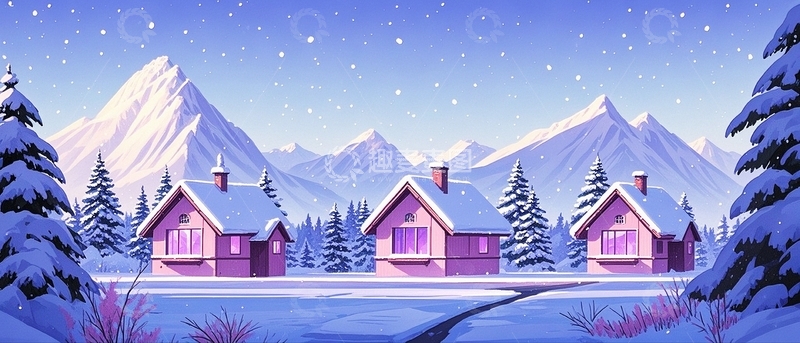 高清大图下载【趣麦麦图】冬季冬天大雪风景32