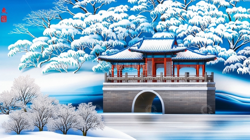 高清大图下载【趣麦麦图】冬季冬天大雪风景35