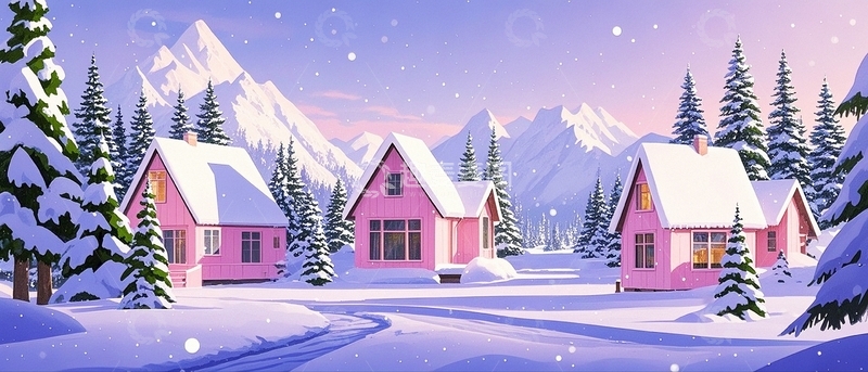 高清大图下载【趣麦麦图】冬季冬天大雪风景30