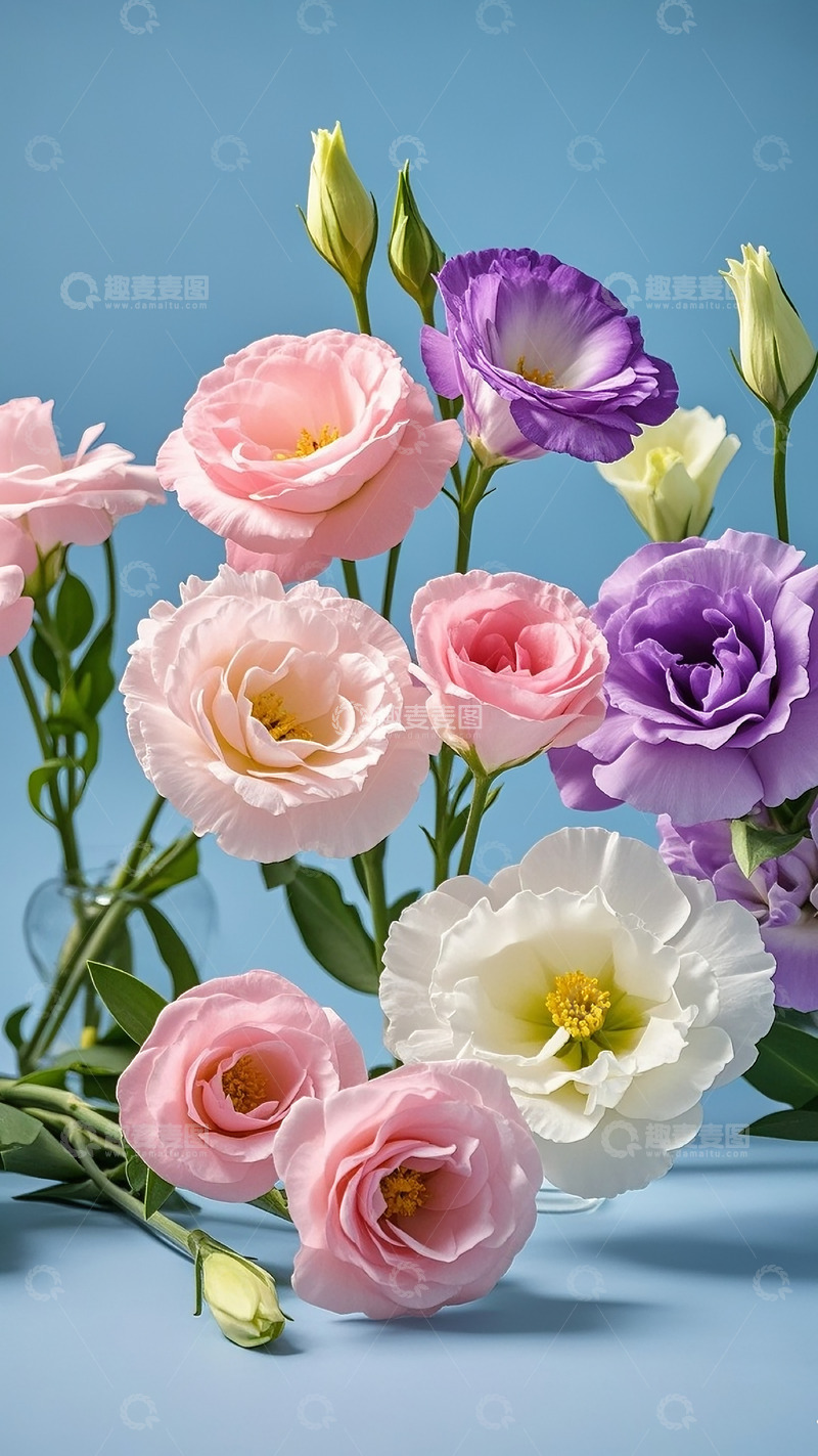 高清大图下载【趣麦麦图】洋桔梗13