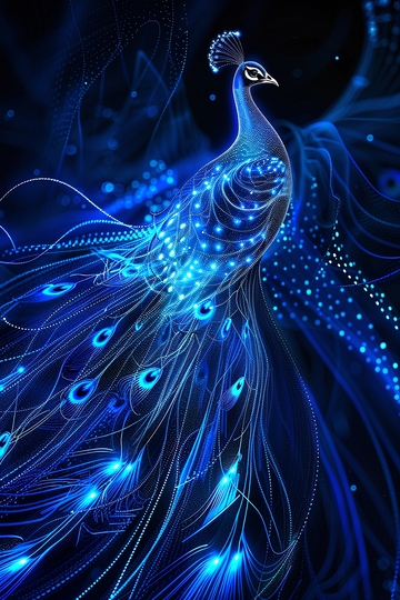 赛博朋克风孔雀6