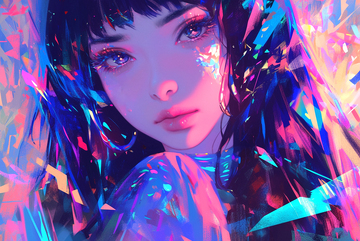 赛博朋克风美女6