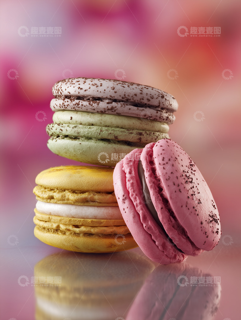 高清大图下载【趣麦麦图】马卡龙甜点摄影图53