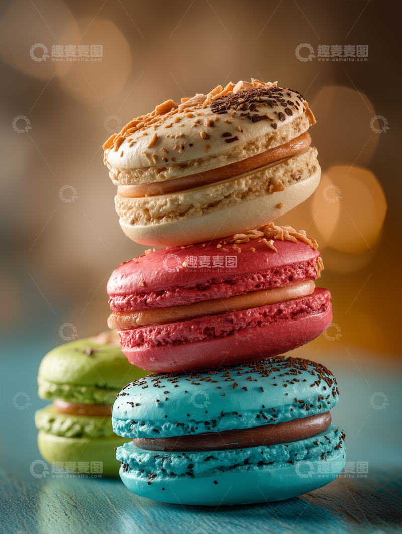 高清大图下载【趣麦麦图】马卡龙甜点摄影图52