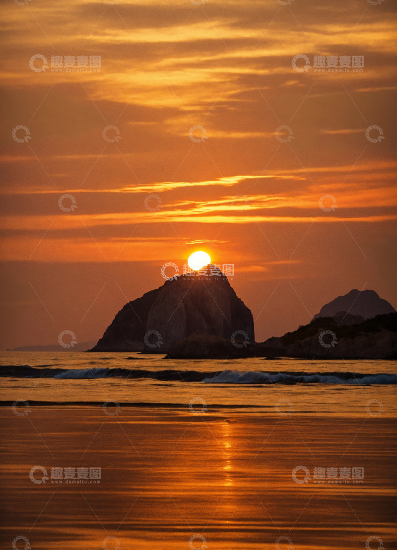 高清大图下载【趣麦麦图】橙色大理石纹理AI壁纸高清图片背景素材5