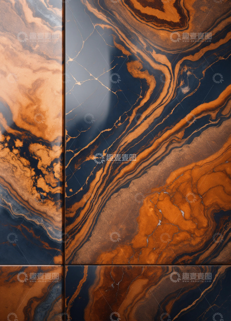 高清大图下载【趣麦麦图】红色大理石纹理AI壁纸高清图片背景素材2