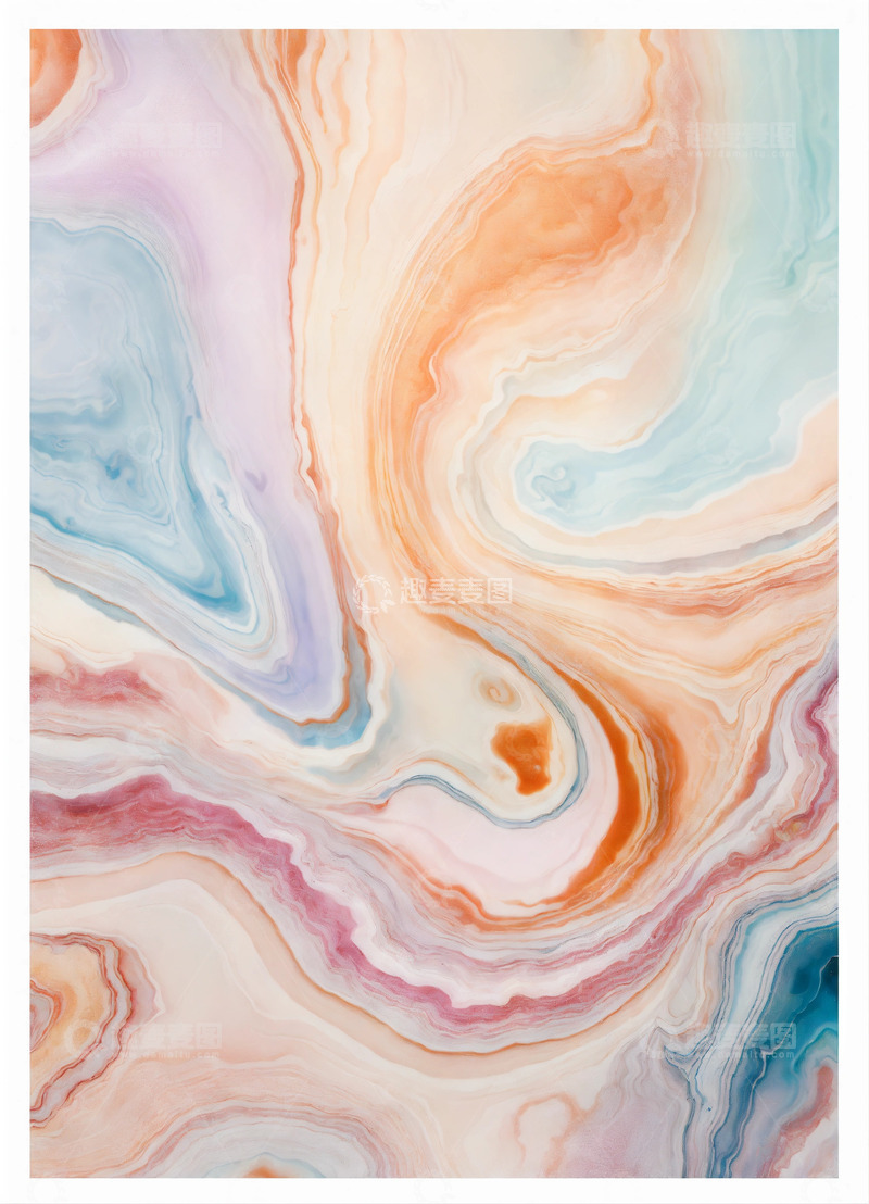 高清大图下载【趣麦麦图】粉色大理石纹理AI壁纸高清图片背景素材16