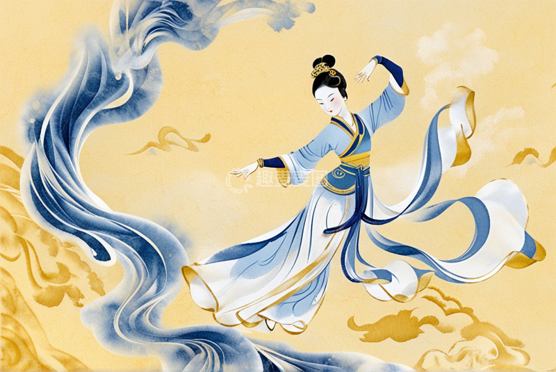 高清大图下载【趣麦麦图】国潮插画美女人物11