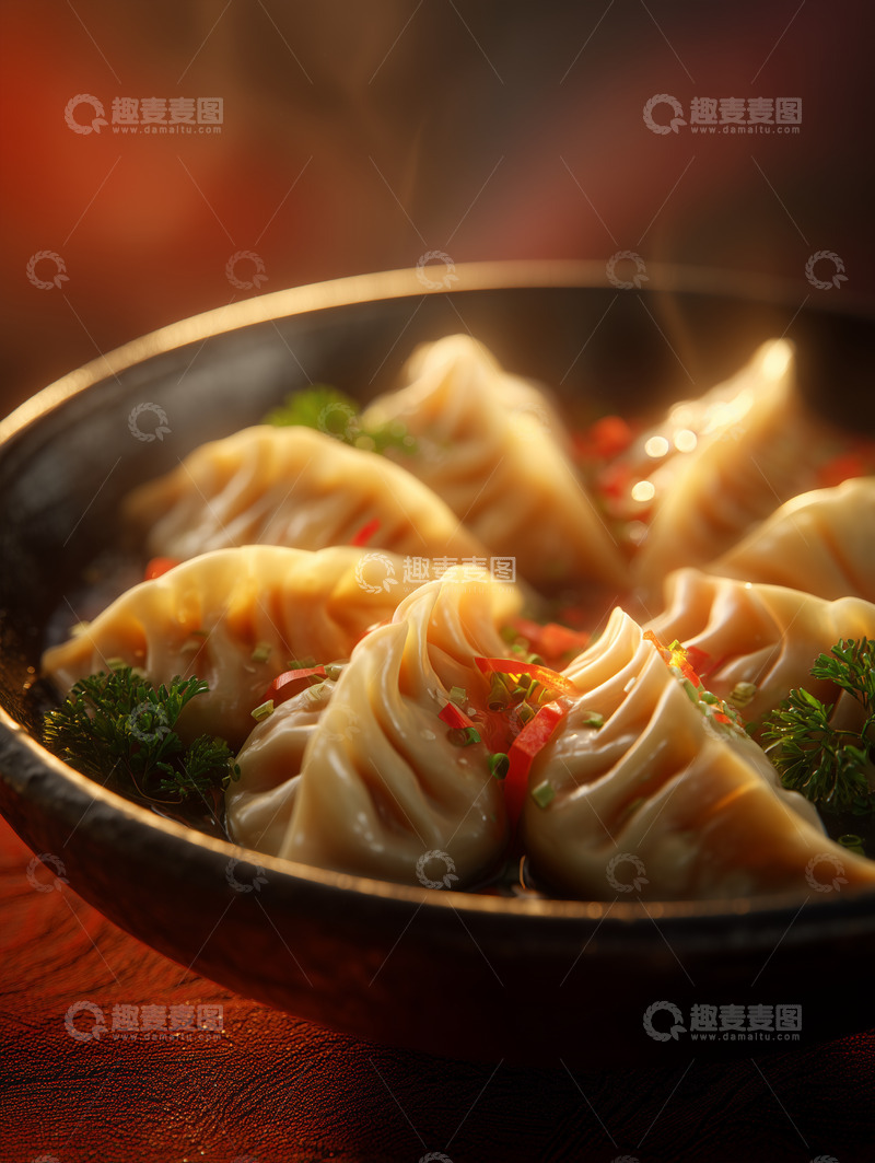 高清大图下载【趣麦麦图】美味蒸饺摄影图7