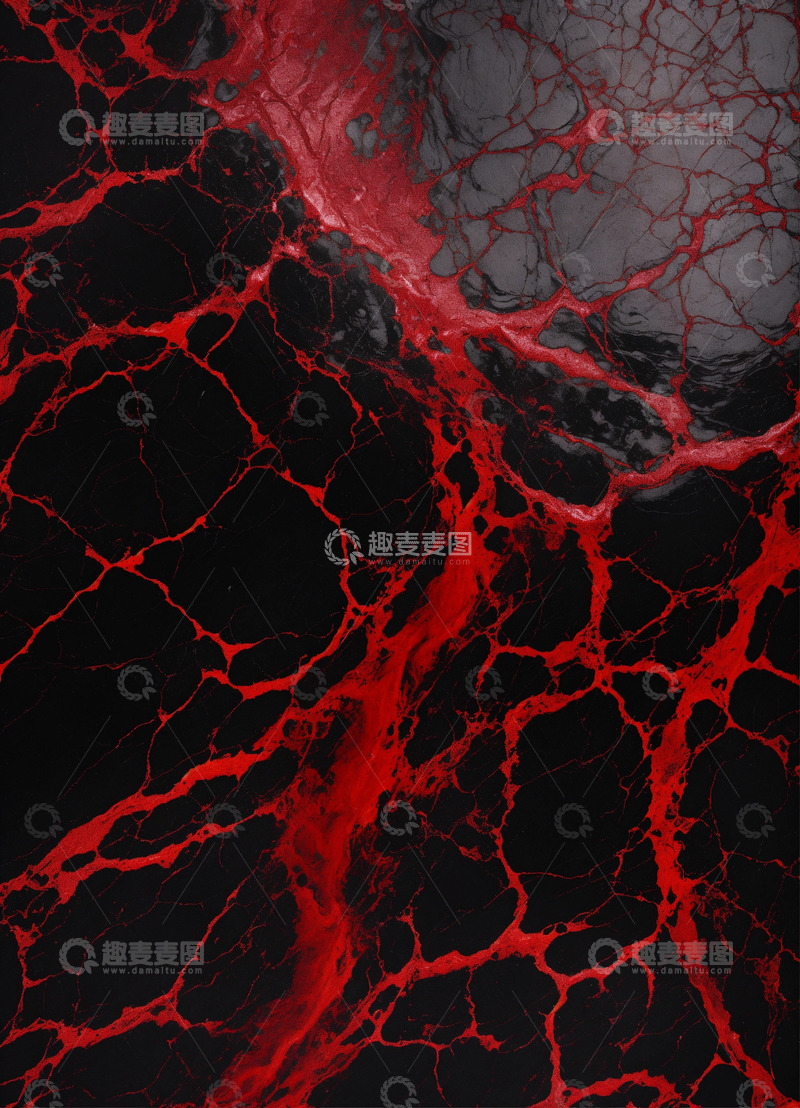 高清大图下载【趣麦麦图】暗红色大理石纹理AI壁纸高清图片背景素材2