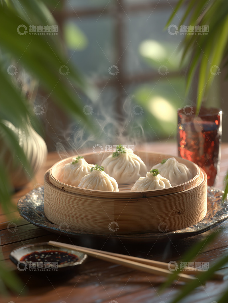 高清大图下载【趣麦麦图】美味小笼包摄影图27