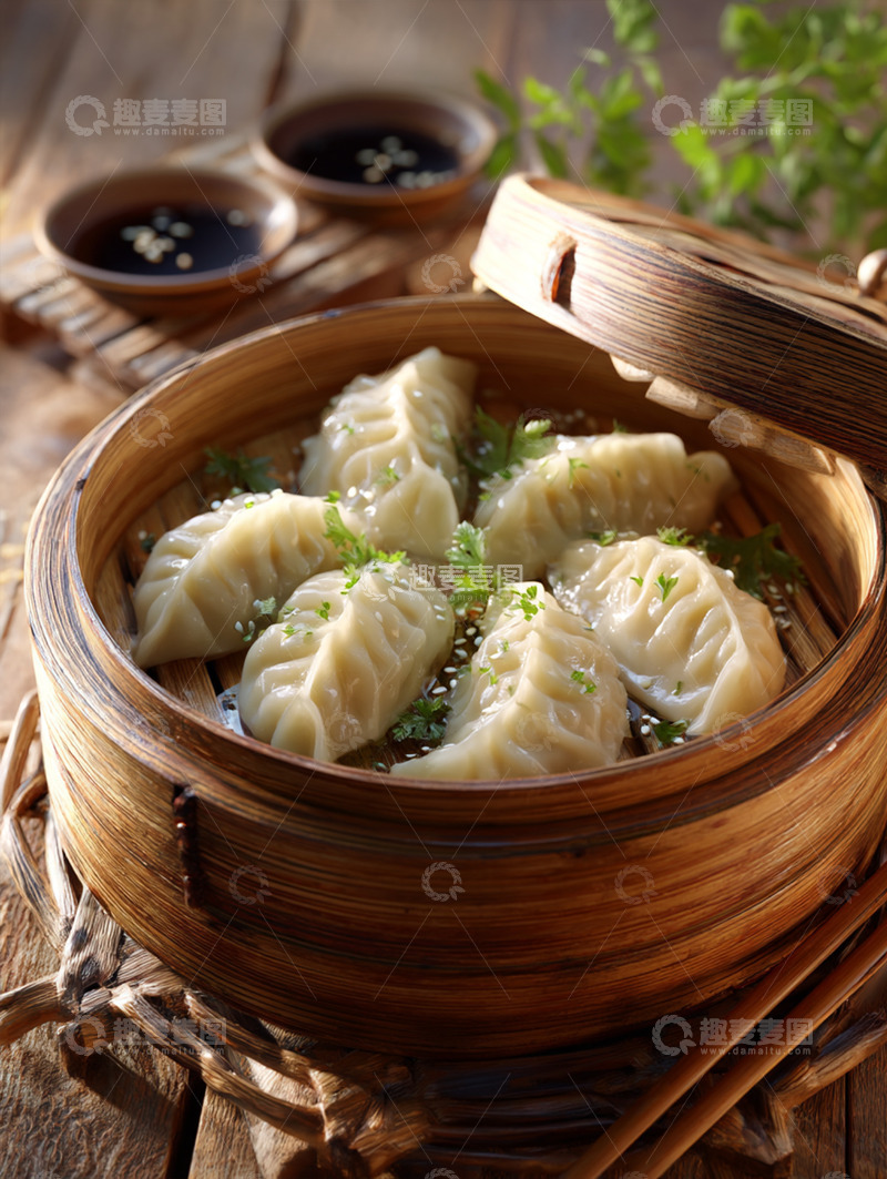 高清大图下载【趣麦麦图】美味蒸饺摄影图17